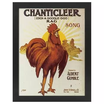 Рамка для фотографий LegendArte Poster Chanticleer, черный