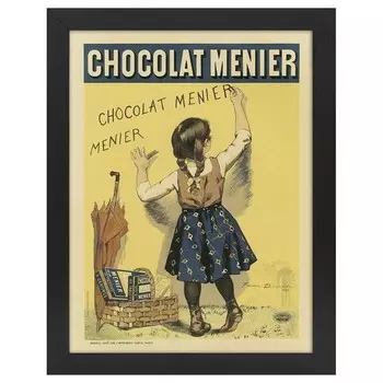 Рамка для фотографий LegendArte Poster Chocolat Menier, черный