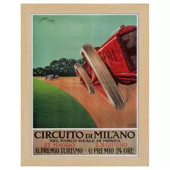 Рамка для фотографий LegendArte Poster Circuito di Milano цвет eiche