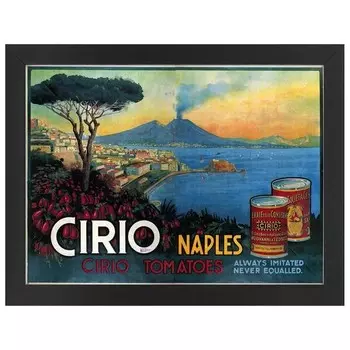 Рамка для фотографий LegendArte Poster Cirio Napoli, черный