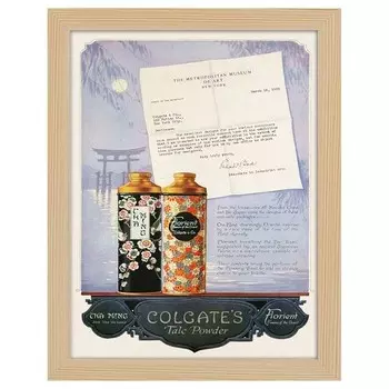 Рамка для фотографий LegendArte Poster Colgate Talc Powder цвет eiche