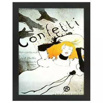 Рамка для фотографий LegendArte Poster Confetti, черный