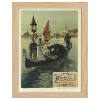 Рамка для фотографий LegendArte Poster De Paris Venise цвет eiche dekor