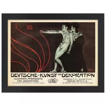 Рамка для фотографий LegendArte Poster Deutsche Kunst, черный