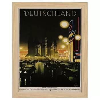 Рамка для фотографий LegendArte Poster Deutschland цвет eiche