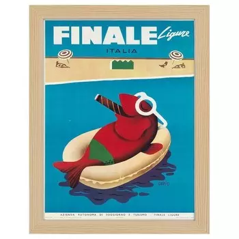 Рамка для фотографий LegendArte Poster Finale Ligure цвет eiche