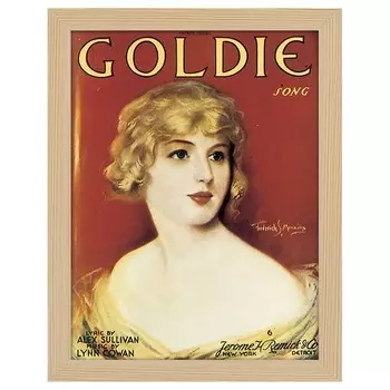 Рамка для фотографий LegendArte Poster Goldie Song цвет eiche dekor
