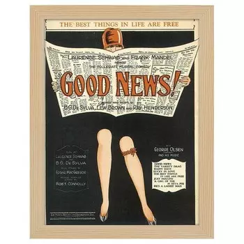 Рамка для фотографий LegendArte Poster Good News! цвет eiche