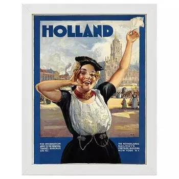 Рамка для фотографий LegendArte Poster Holland, белый