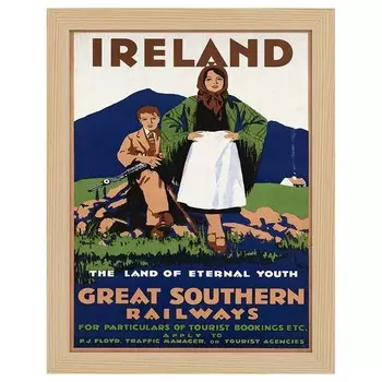 Рамка для фотографий LegendArte Poster Ireland цвет eiche
