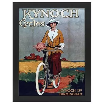 Рамка для фотографий LegendArte Poster Kynoch Cycles, черный