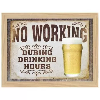 Рамка для фотографий LegendArte Poster La Legge Della Birra цвет eiche