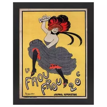 Рамка для фотографий LegendArte Poster Le Frou Frou, черный