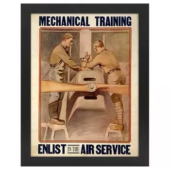 Рамка для фотографий LegendArte Poster Mechanical Training, черный