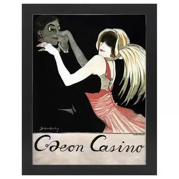 Рамка для фотографий LegendArte Poster Odeon Casino, черный