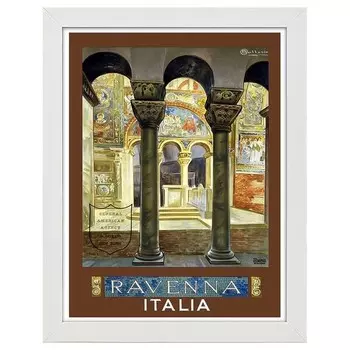 Рамка для фотографий LegendArte Poster Ravenna, белый