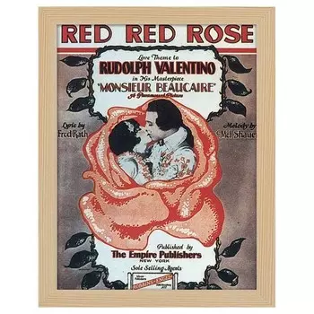 Рамка для фотографий LegendArte Poster Red Red Rose цвет eiche dekor