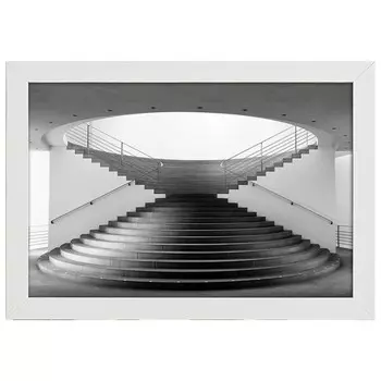 Рамка для фотографий LegendArte Poster Sanduhr-Treppe, белый