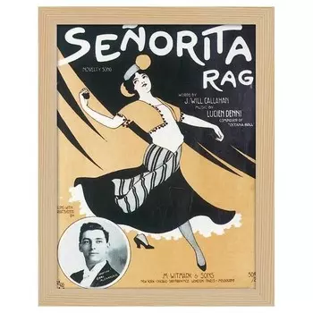 Рамка для фотографий LegendArte Poster Seorita Rag цвет eiche