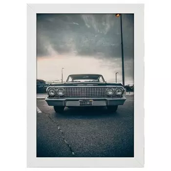 Рамка для фотографий LegendArte Poster Sportautos No. 4, белый