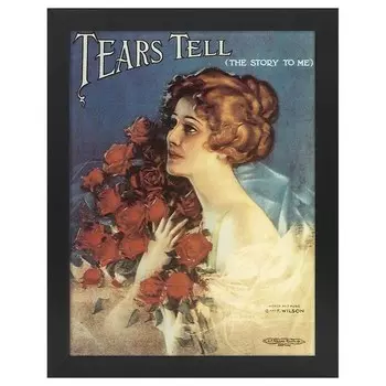 Рамка для фотографий LegendArte Poster Tears Tell, черный