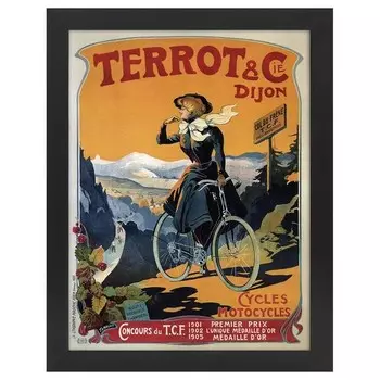 Рамка для фотографий LegendArte Poster Terrot & CIE, Dijon, черный