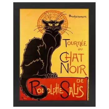 Рамка для фотографий LegendArte Poster Tourne du Chat Noir, черный