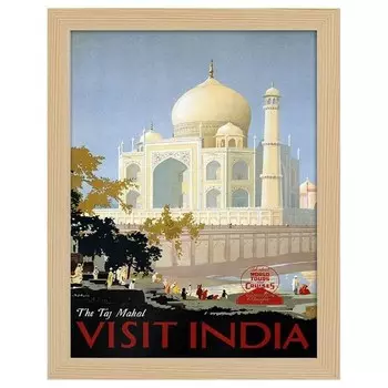 Рамка для фотографий LegendArte Poster Visit India цвет eiche
