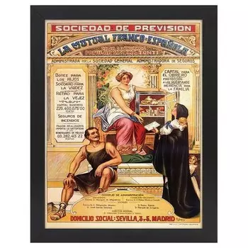 Рамка для фотографий LegendArte Seguros Privados Obreros, черный