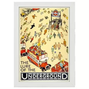 Рамка для фотографий LegendArte The Lure of the Underground, белый