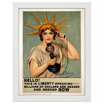 Рамка для фотографий LegendArte This is Liberty Speaking, белый