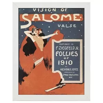 Рамка для фотографий LegendArte Vision of Salome Valse, белый