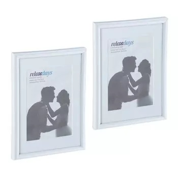 Рамка для фотографий Relaxdays 2 шт 13x18 cm, белый