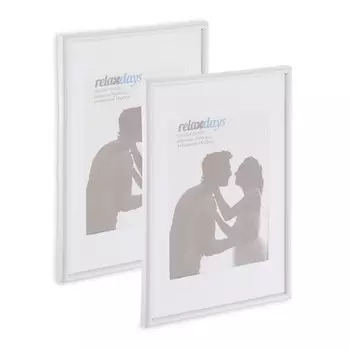 Рамка для фотографий Relaxdays 2 шт A4, белый