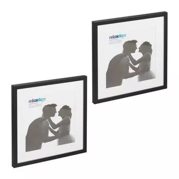 Рамка для фотографий Relaxdays 38,5x38,5 cm 2 шт, черный