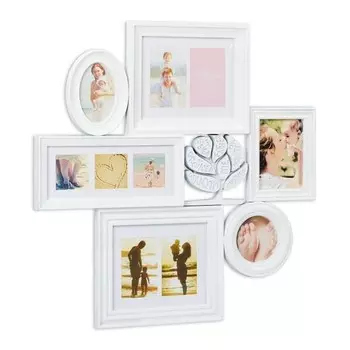 Рамка для фотографий Relaxdays Collage 10 Bilder, белый