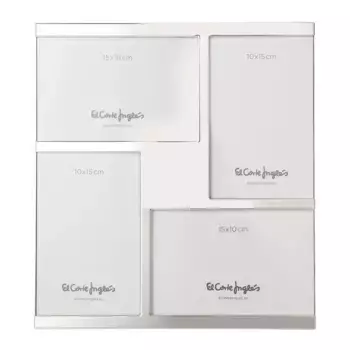Рамка для нескольких фотографий 4 фотографии Palmera El Corte Ingls, серебро