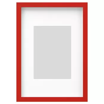 Рамка Ikea Rodalm, 21х30 см, красный