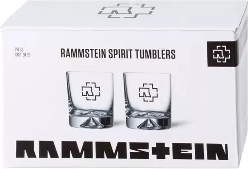 Rammstein Tumbler «Logo» коробка из 2 стаканов по 0,29 л, официальный товар группы
