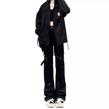 Rampage Женские джинсы, Необработанные черные края