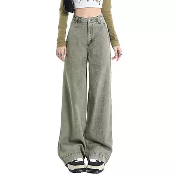 Rampage Женские джинсы, Широконогий зеленый