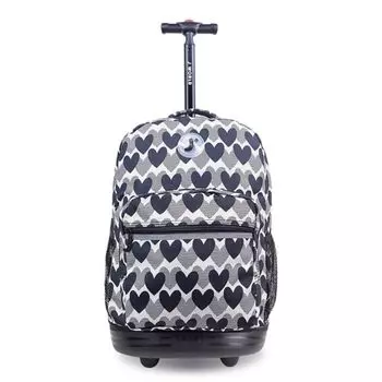 Ранцевая сумка на колесиках Sunrise J World, цвет heart dot