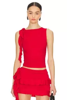 Рандеву топ Lioness, цвет crimson