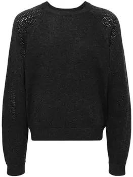 Random Identities джемпер из смесовой шерсти, серый