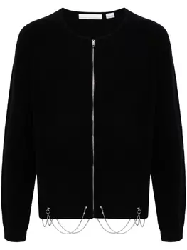 Random Identities кардиган с цепочками, черный