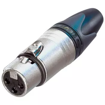 Rapco Neutrik XX-Series XLR 3-контактный линейный разъем с серебряными контактами, гнездо