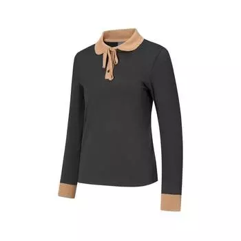 RAPIDO Рубашка поло женская черная