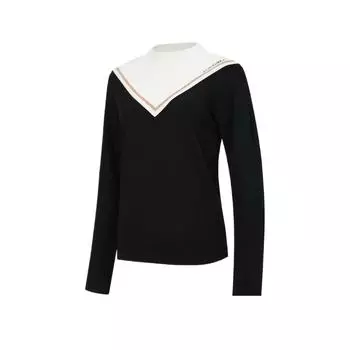 RAPIDO Женский черный свитер для гольфа SS24