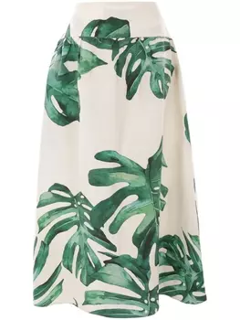 Raquel Diniz юбка макси Lara, нейтральный цвет