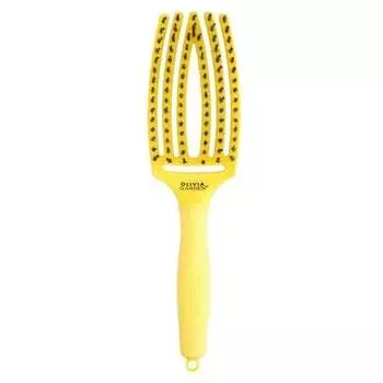 Расческа для распутывания волос, сладкий лимонад Olivia Garden, Finger Brush Combo 90s